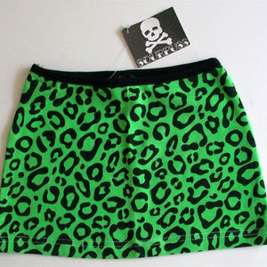 GIRLS PUNK MINI SKIRT NWT SOURPUSS TODDLER SIZES